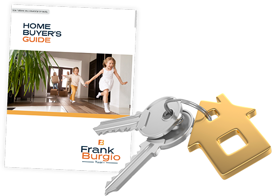 Home Buyer's Guide cover with a set of keys over top